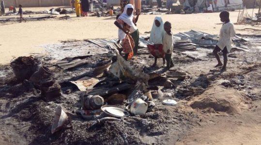 After Nigerian army abandoned town Boko Haram terrorists slaughtered at least 60 people
