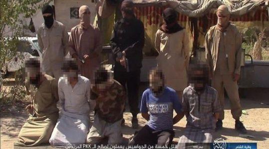 ISIS executioners kill Syrian ‘spies’ in the region where they kidnapped 700 hostages