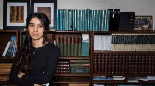 Nobel Peace Prize award for Nadia Murad the Yazidi survivor of sexual slavery by ISIS in Iraq