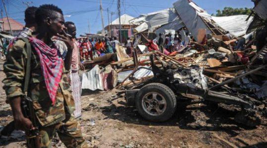Two people killed and five are wounded in the latest car bombing attack in Mogadishu