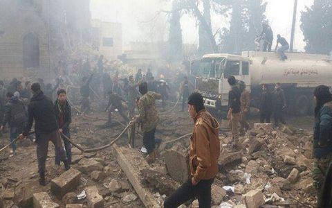 At least 60 people killed in truck bomb attack in northern Syria’s town of Azaz