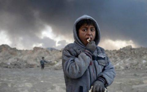 Black smoke and toxic pollutants choke children in ISIS ruled regions