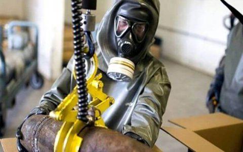 Discovered 100 tons of military grade chemicals in ISIS military bases Mosul