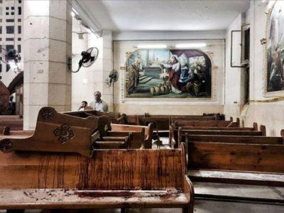 Egypt police authorities identify Alexandria church suicide bomber