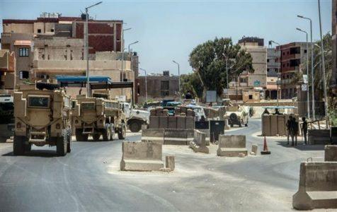 Egyptian police kill 12 suspected terrorists in northern Sinai