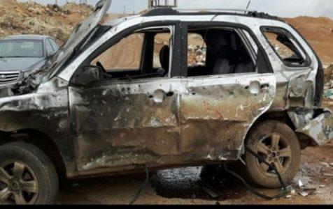 Explosive bomb detonates and killed one civilian in Basnya town in Idlib countryside