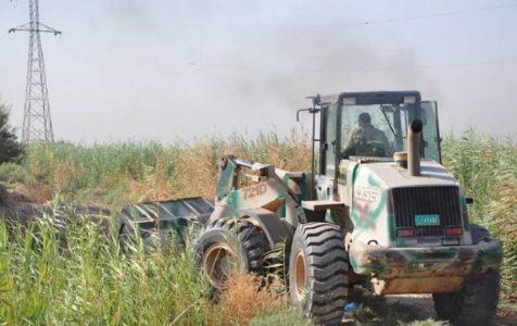 Hashd al-Shaabi militias are bulldozing civilian houses to ground in Hawija