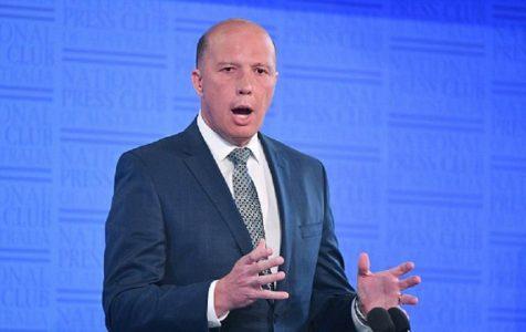Home Affairs Minister Peter Dutton: flags law changes to keep ISIS fighters in the Middle East out of the country