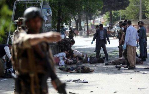 ISIS terrorist group claims responsibility for twin suicide bombings in Kabul killing at least 25 people