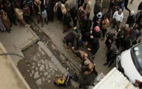 Islamic State terrorists stoned to death a youth accused of homosexuality in Mosul
