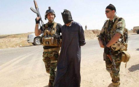 Member of the Islamic State’s police arrested while infiltrating into Iraq