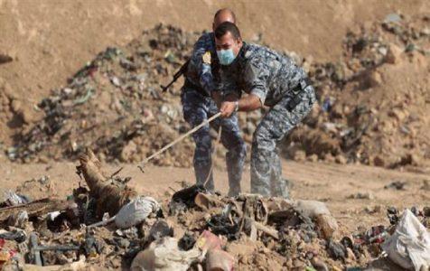 Remains of dozens of women recovered in mass grave near Mosul