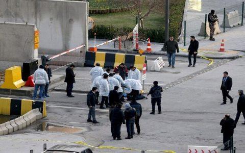 Terrorist attacker killed in gun battle after attempted suicide bombing at police station in Turkish city of Gaziantep