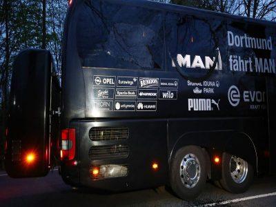 Three roadside bombs that struck Borussia Dortmund team bus were detonated by mobile phone