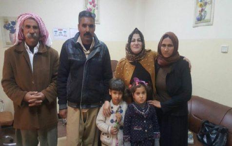 Two Kurdish Yezidi children freed from ISIS captivity