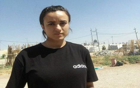 Former Yazidi sex slave is pictured back in Iraq after fleeing Germany when she came face-to-face with her ISIS captor