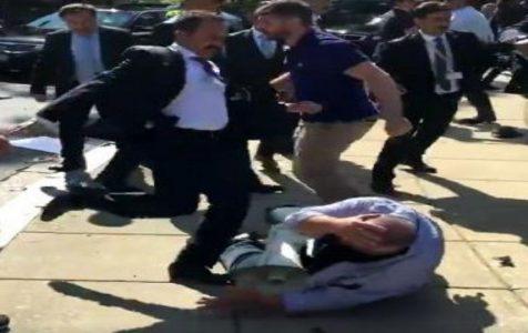 A disappointing silence on Erdogan’s excesses – nine people get beaten and injured for protesting against Erdogan