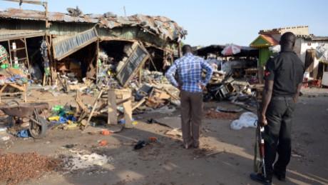 At least 30 people died in Boko Haram suicide bomb attack in a mosque in north-east Nigeria