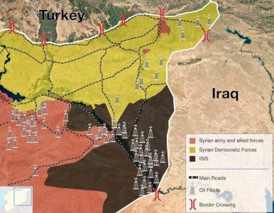 Clashes continue in Suwar town northeast of Deir ez-Zor between ISIS terrorists and SDF forces