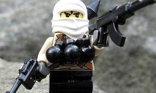 Fake ‘Islamic State Lego’ including decapitated heads and figures armed with chainsaws are being sold to Australians