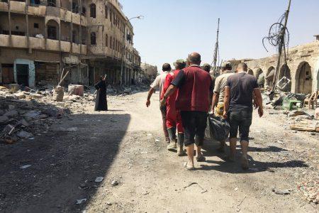 Female ISIS bomber embeds with civilians fleeing Raqqa city