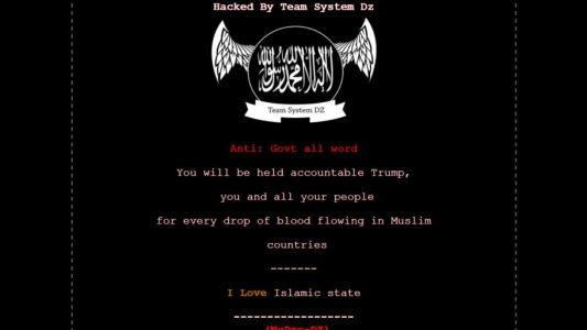 Government websites hacked to display ISIS propaganda