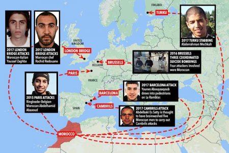 How twisted ISIS fanatics from Morocco have been behind terror attacks in EU