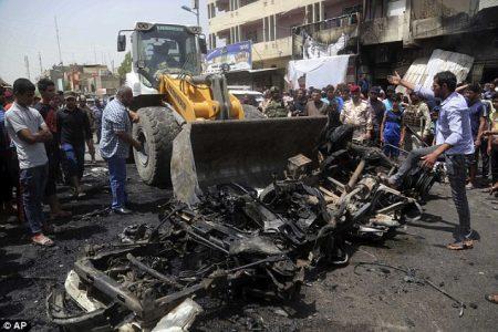 ISIS claimed responsibility for car bomb that killed 11 people in Baghdad market