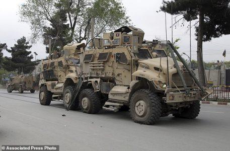 ISIS suicide car bomb attack on US convoy in Afghanistan leaves 8 dead and 28 wounded including 3 American soldiers