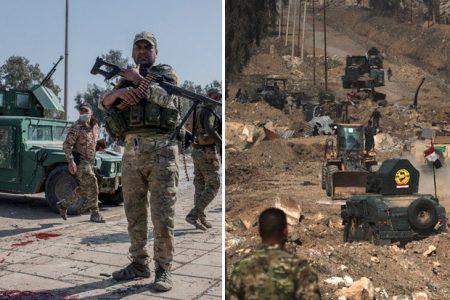 ISIS terrorists attack Iraqi Army forces and forces them to retreat
