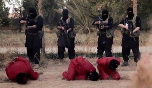 ISIS terrorists execute three of its own members for escaping in Raqqa