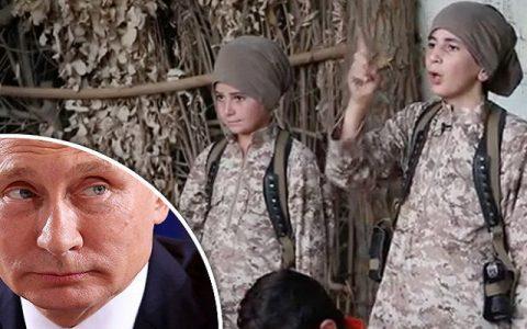 ISIS children in sick execution video send threating message to the Russian president Putin