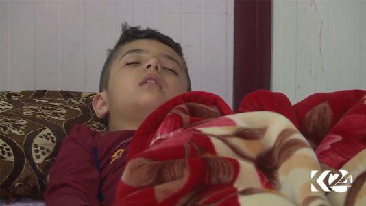 Kurdish Ezidi child brainwashed by ISIS terrorists is highly de-socialized