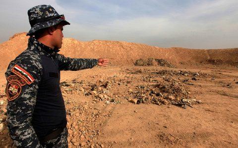 ISIS militants executed at least 300 policemen in Iraq, buried them in a mass grave