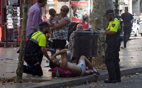 Terrorist attack in Barcelona : Multiple casualties as van ploughs into crowd at Las Ramblas
