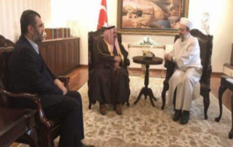 Turkish religious affairs director meets with Al-Qaeda financier