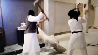 ISIS destroys 2000 year old statue other artefacts as part of its cultural cleansing