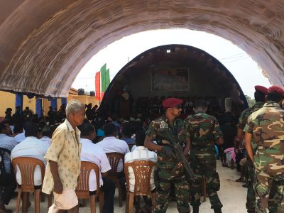 Increased security seen outside Sri Lanka church just days after terror attacks