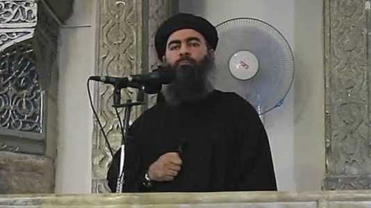 Islamic State terrorist group leader al Baghdadi attempts to enter Iraq