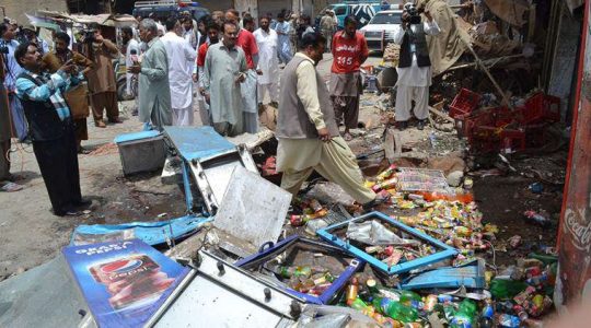 Pakistan vegetable market bombing leaves at least 16 people dead