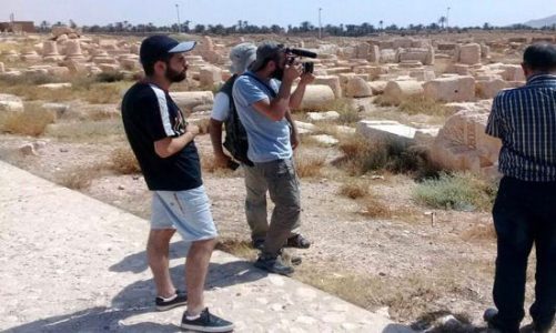 Armenian state television documents the Islamic State crimes in Palmyra