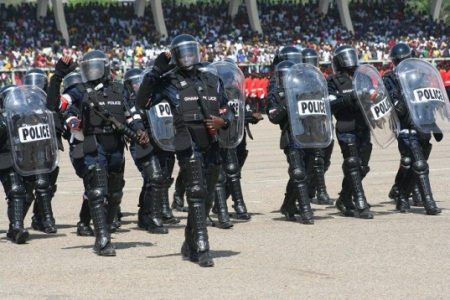 Ghanian Police prepares 125 officers for possible terrorist threats