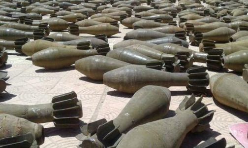 Huge amounts of mortar shells left by ISIS terrorists found in countryside of Raqqa and Deir Ezzor