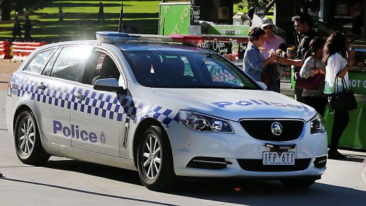 Terrorism charge after police swoop on workplace in suburb in Melbourne’s north
