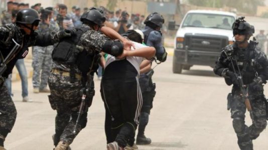 Iraqi military intelligence detained Islamic State terrorists in Mosul