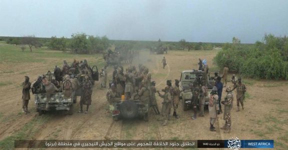 ISIS publishes images of ISWAP attack on Nigeria military base