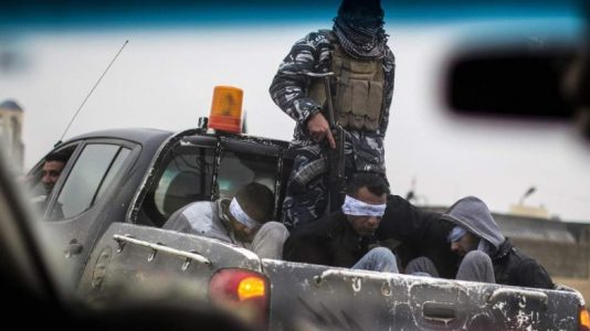 Iraqi security arrest three ISIS members who transferred explosives
