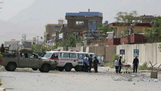 Huge Taliban bomb attack in Kabul killed at least 14 and wounded over 100 people