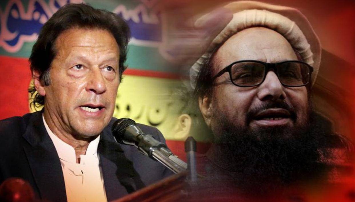 LLL - GFATF - Imran Khan and terrorist Hafiz Saeeds posters surface in Pakistan