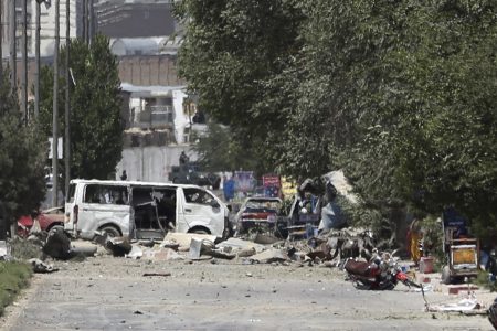The total of the Taliban car bomb is 14 people killed and 145 wounded
